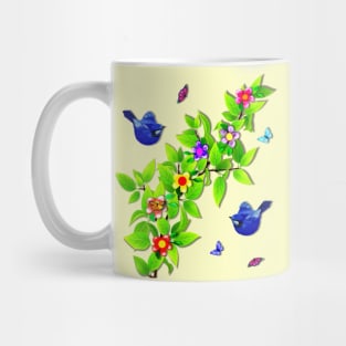 Blue Bird. Australian Bird Species Mug